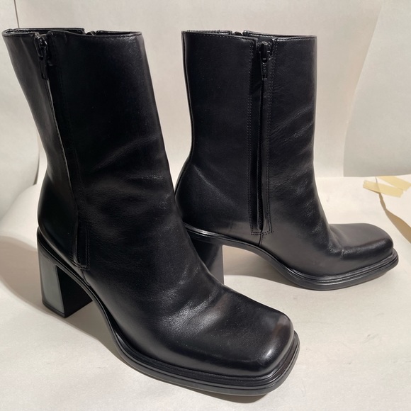 Gianni Bini Shoes - NEW! Gianni Bini Jaime Black Leather Boots size 7-1/2